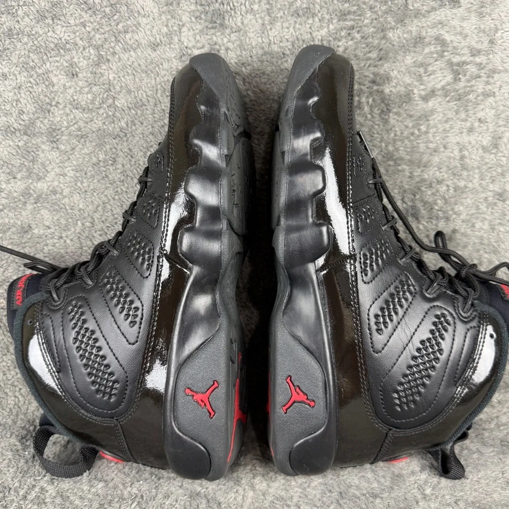 Air Jordan Retro 9 Bred Size 7Y Black/University Red - Picture 7 of 9